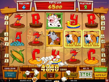 Crazy Cows Slot Screenshot