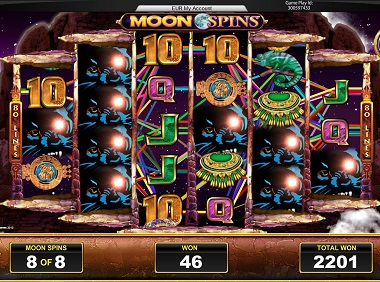 Moon Temple Slot Free Spins