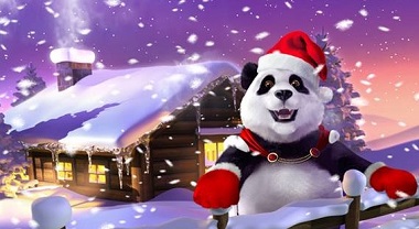 Royal Panda Christmas Banner