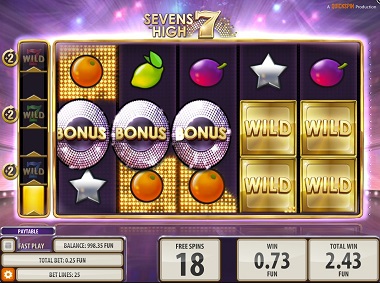 Sevens High Slot Bonus