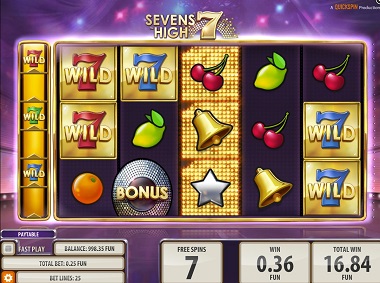 Sevens High Slot Screenshot