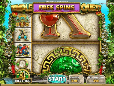 Temple Quest Free Spins