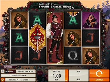 Three Musketeers Slot Game