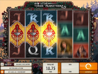 Three Musketeers Slot Scatters