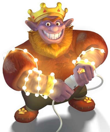 SuperLenny Casino Electric Sam Slot Character