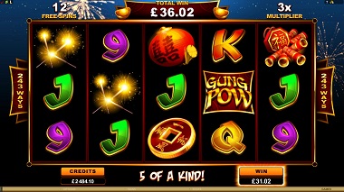 Gung Pow Free Spins