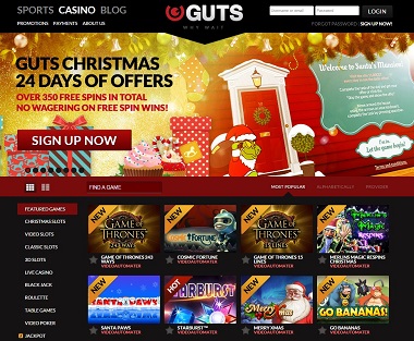 Guts Casino Christmas