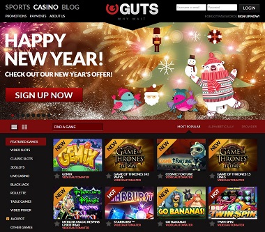 Happy New Year Guts Casino