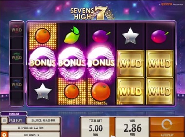 Sevens High Slot Bonus