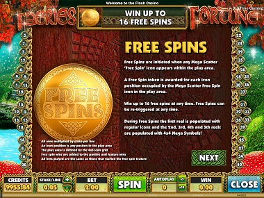 Faeries Fortune Free Spins