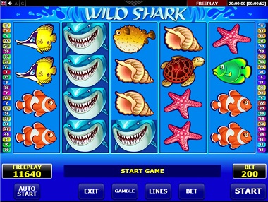 Wild Shark - Amatic Games catalogue