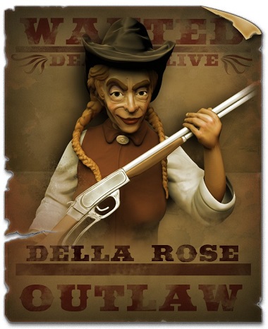 Della Rose Wanted Poster