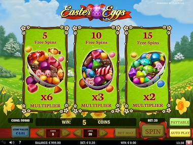Easter Eggs Free Spins