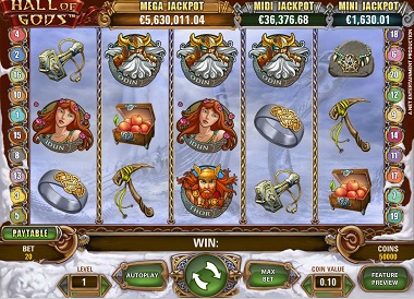 Hall of Gods Jackpot Slot