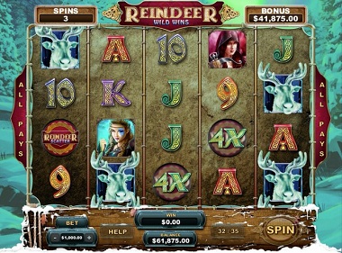 Reindeer Wild Wins Slot Game