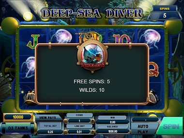 Deep-Sea Diver Free Spins