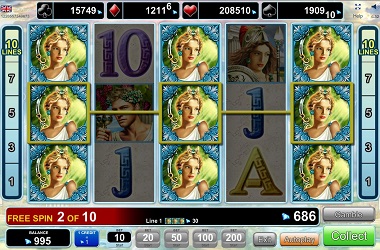 Olympus Glory Free Spins