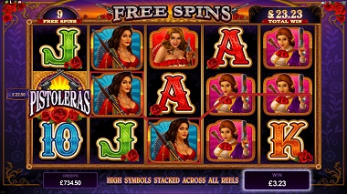 Pistoleras Free Spins