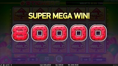 Stickers Slot Big Win