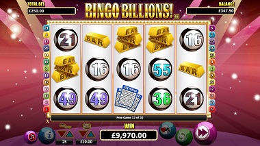 Bingo Billions Free Spins