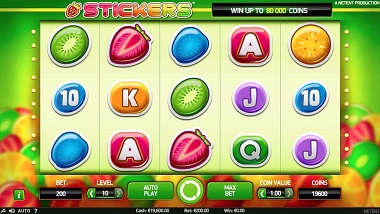 Stickers Slot Base Game
