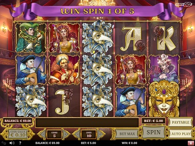 Royal Masquerade Free Spins