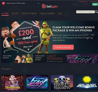 Betspin Lobby