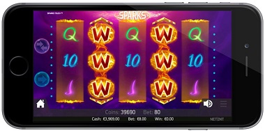 Sparks NetEnt Mobile
