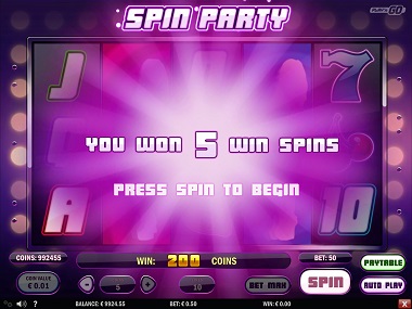 Spin Party Slot Win Spins