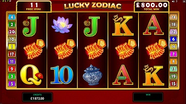 Lucky Zodiac Slot Free Spins