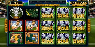 Rugby Star Slot Wilds