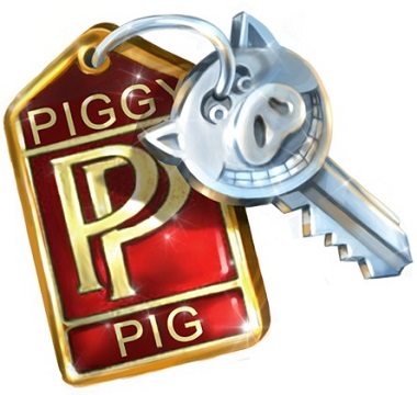 Piggy Pig Key Symbol