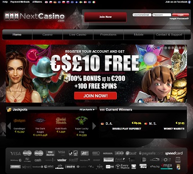 NextCasino Free Cash