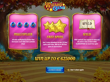 Wizard Of Gems Playn GO Slot 1