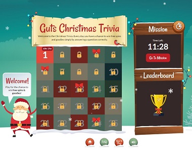 Guts Xmas Trivia