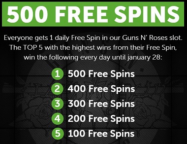 24hBet Guns N Roses Free Spins