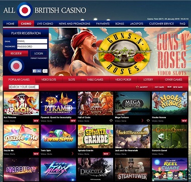 All British Casino Guns N Roses