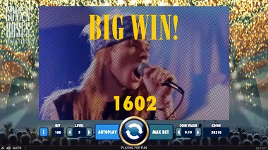 Guns N Roses Slot Big Win
