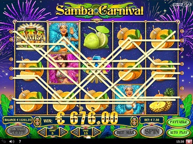 Samba Carnival Slot Big Win