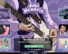 Free Spins on Jimi Hendrix with Guts Casino