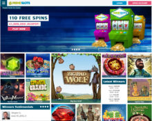 110 Free Spins At Prime Slots