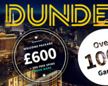 Dunder £/€600 Welcome Bonus