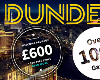 Dunder £/€600 Welcome Bonus