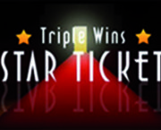 Triple Wins Star Ticket Scratch Card