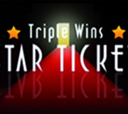 Triple Wins Star Ticket Scratch Card