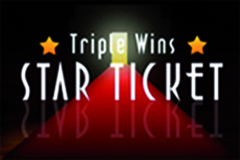 Triple Wins Star Ticket Scratch Card