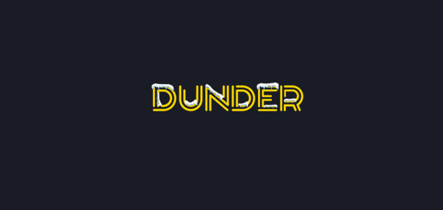 Dunder Casino Christmas Logo