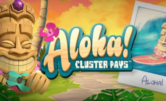 Aloha! Cluster Pays Slot Logo