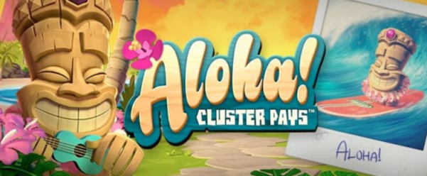 Aloha! Cluster Pays Slot Logo