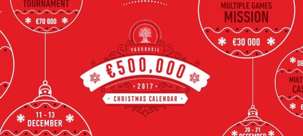 Yggdrasil – €500K Christmas Tournaments!